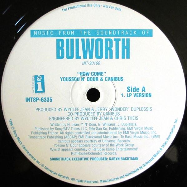 12inch Record YOUSSOU N DOUR & CANIBUS - How Come INT8P6335 Interscope Reco 1998 US Dance & Electronica Used
12inch Record YOUSSOU N DOUR & CANIBUS - How Come INT8P6335 Interscope Reco 1998 US Dance & Electronica Used