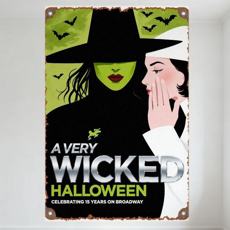 A Very Wicked Halloween 15th Broadway Anniversary Vintage Metal Tin Sign, Witch & Nurse Theatrical Spooky Halloween Wall Decor f 20x30cm(7.8x11.8inch)
A Very Wicked Halloween 15th Broadway Anniversary Vintage Metal Tin Sign, Witch & Nurse Theatrical Spooky Halloween Wall Decor f 20x30cm(7.8x11.8inch)