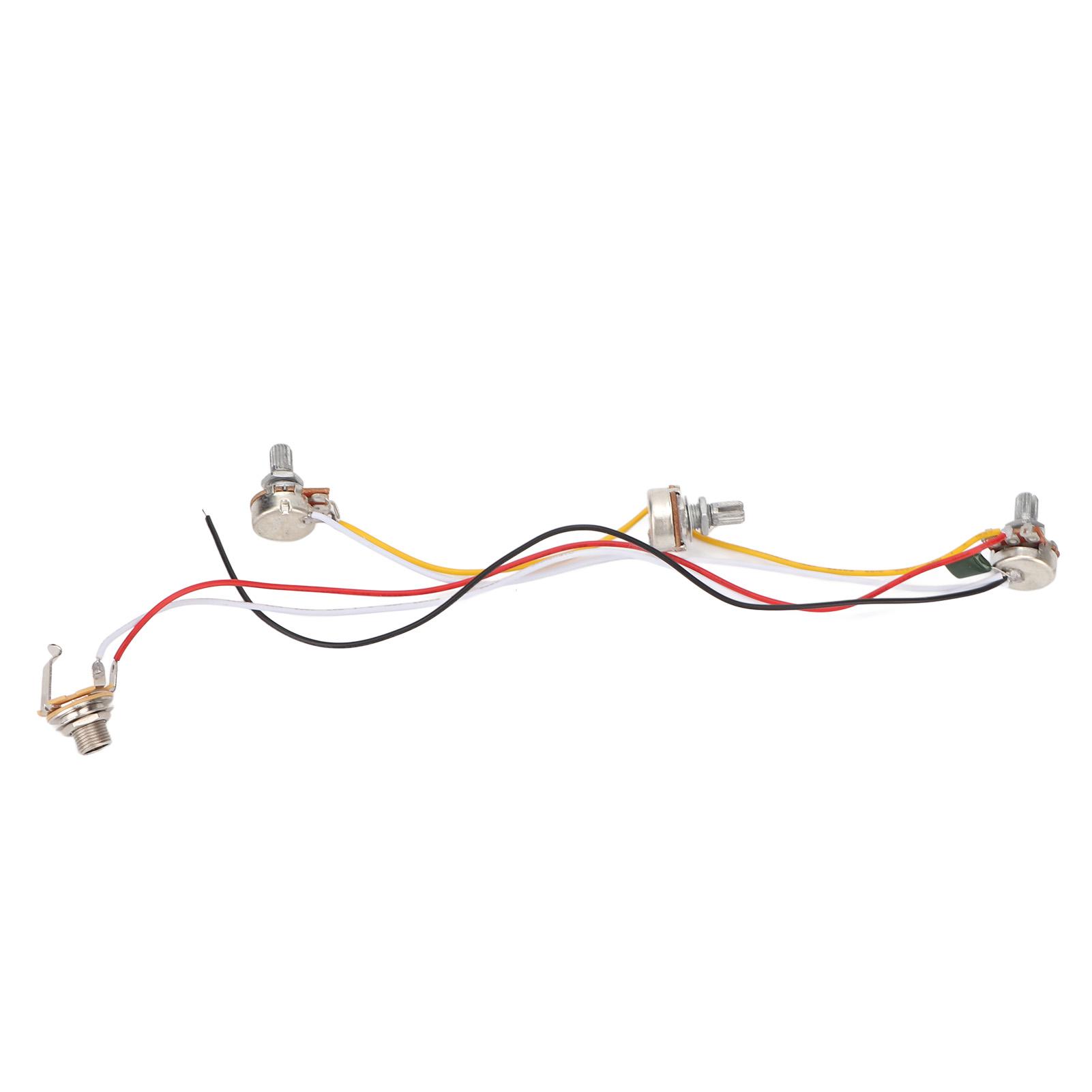 Жгут проводов для электрогитары с шумоподавлением, 3-позиционный, B250K, A250K, предварительно собранный комплект жгута проводов для баса
Жгут проводов для электрогитары с шумоподавлением, 3-позиционный, B250K, A250K, предварительно собранный комплект жгута проводов для баса