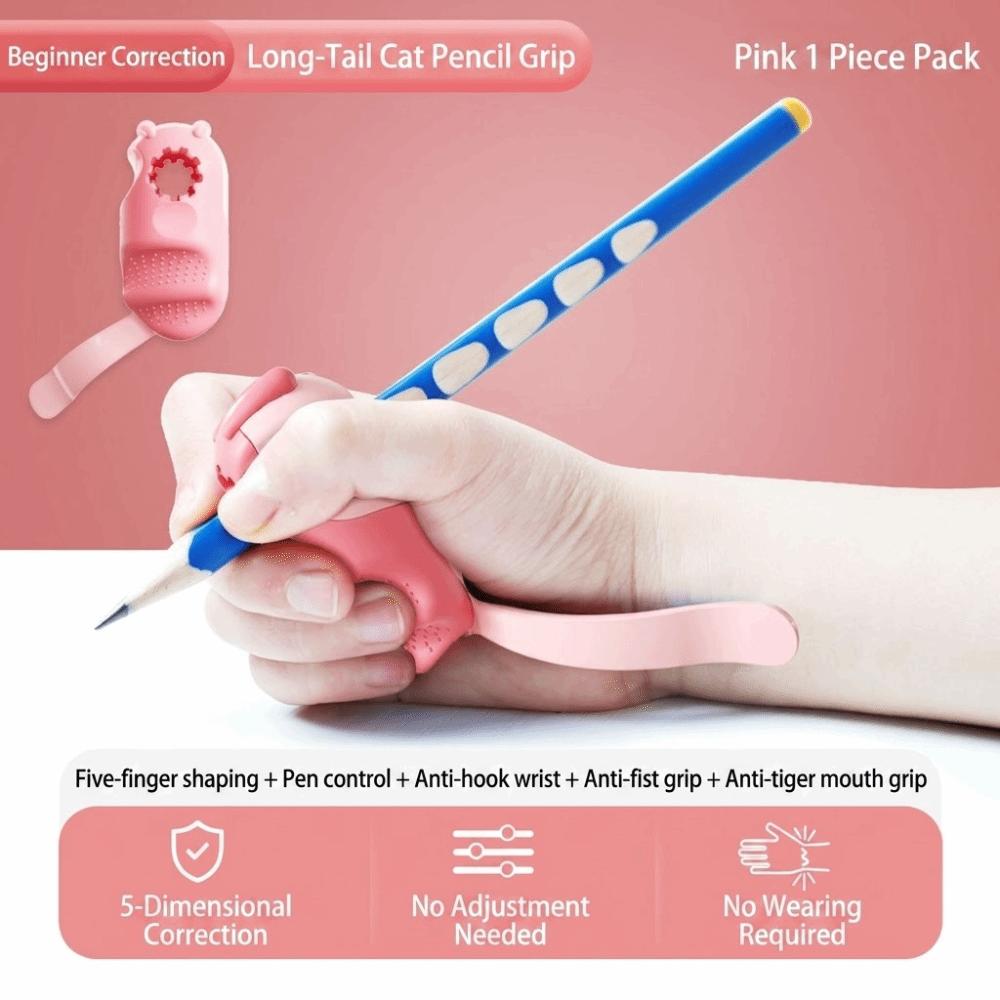 Correct Hook Wrist Posture Pencil Grips Learning Aid Writing Training Tool Primary School Students рожевий
Correct Hook Wrist Posture Pencil Grips Learning Aid Writing Training Tool Primary School Students рожевий