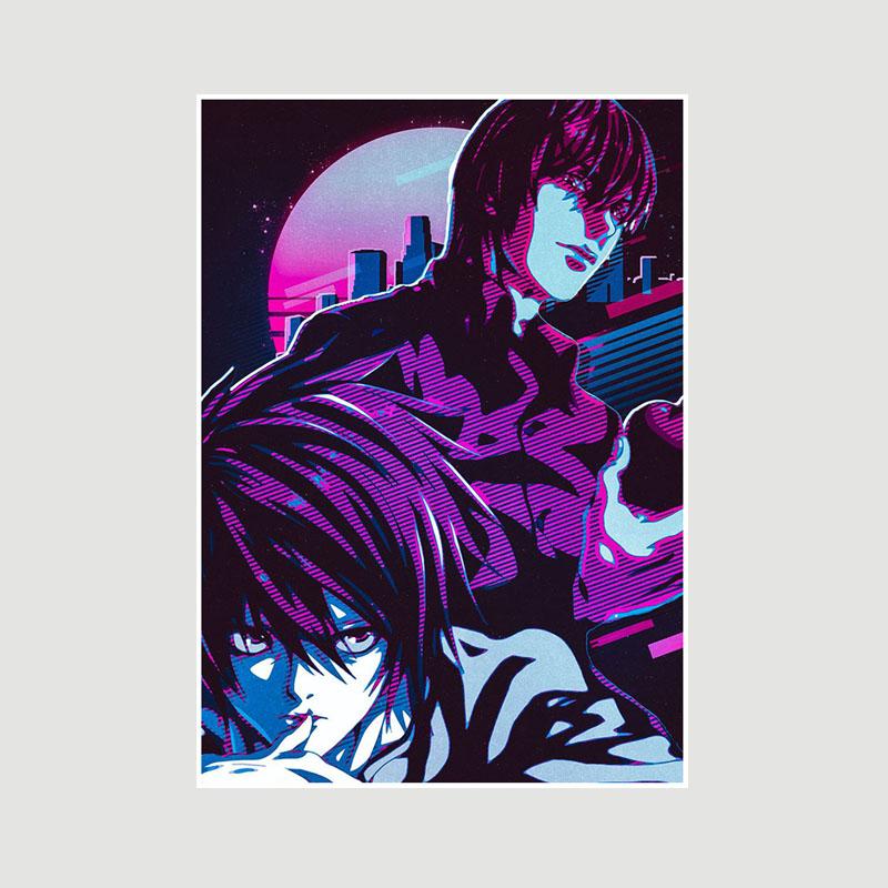 Класичний японський плакат Death Note Мультяшна фігурка L Ретро білі паперові плакати та принти Живопис Домашній декор Бар Вітальня Фреска 42x30cm
Класичний японський плакат Death Note Мультяшна фігурка L Ретро білі паперові плакати та принти Живопис Домашній декор Бар Вітальня Фреска 42x30cm