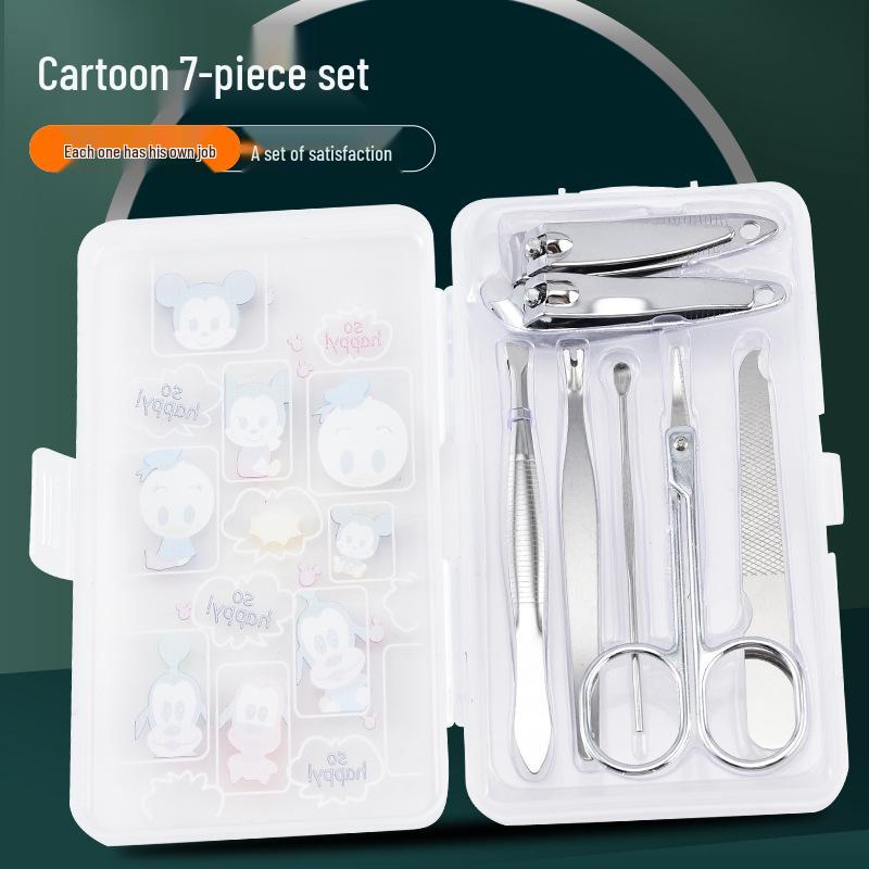 Набор мультяшных кусачек для ногтей из 7 предметов: Милые маникюрные инструменты из нержавеющей стали
Набор мультяшных кусачек для ногтей из 7 предметов: Милые маникюрные инструменты из нержавеющей стали