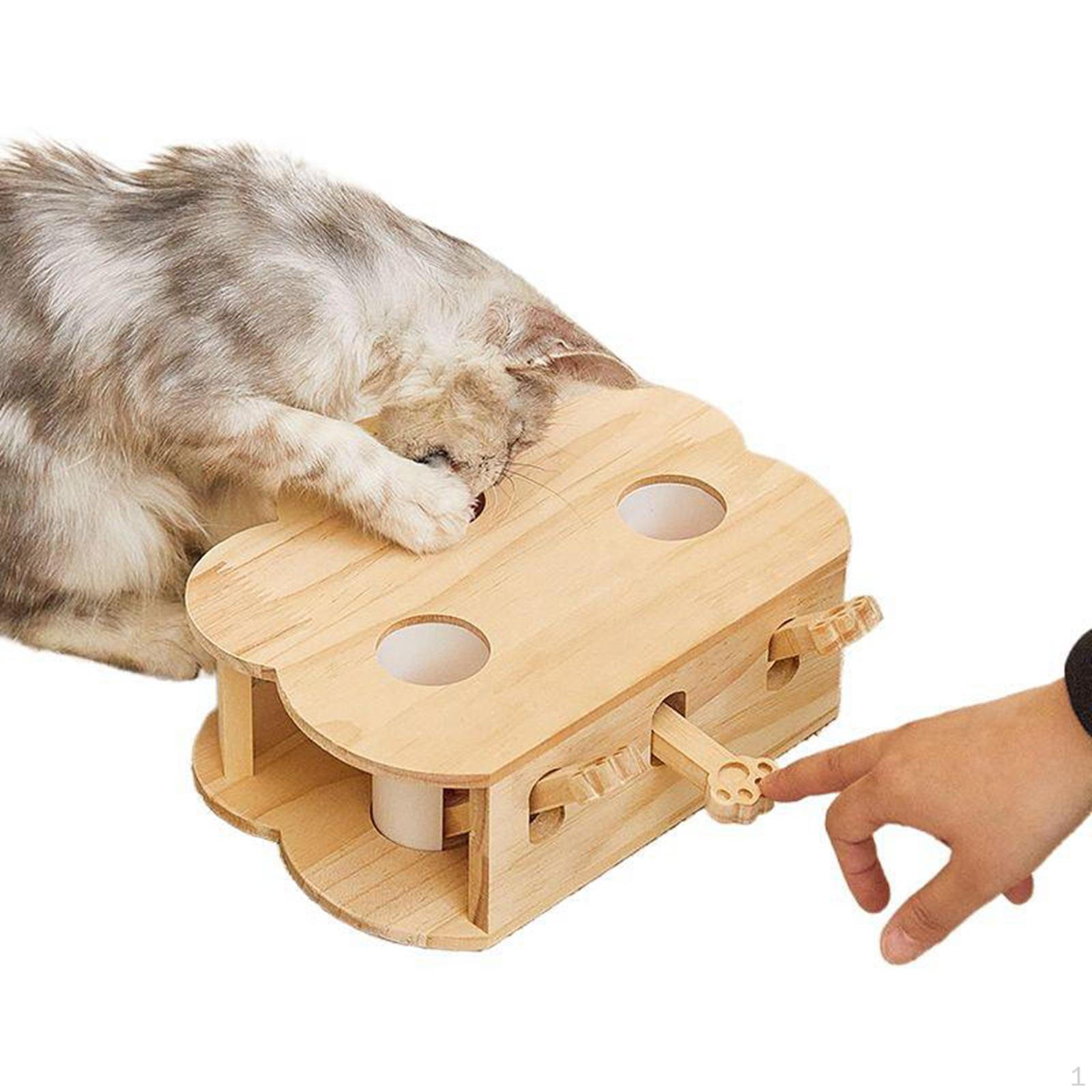Cat Toy Catching Mice Game Mental Enrichment Interactive 3 Hole
Cat Toy Catching Mice Game Mental Enrichment Interactive 3 Hole