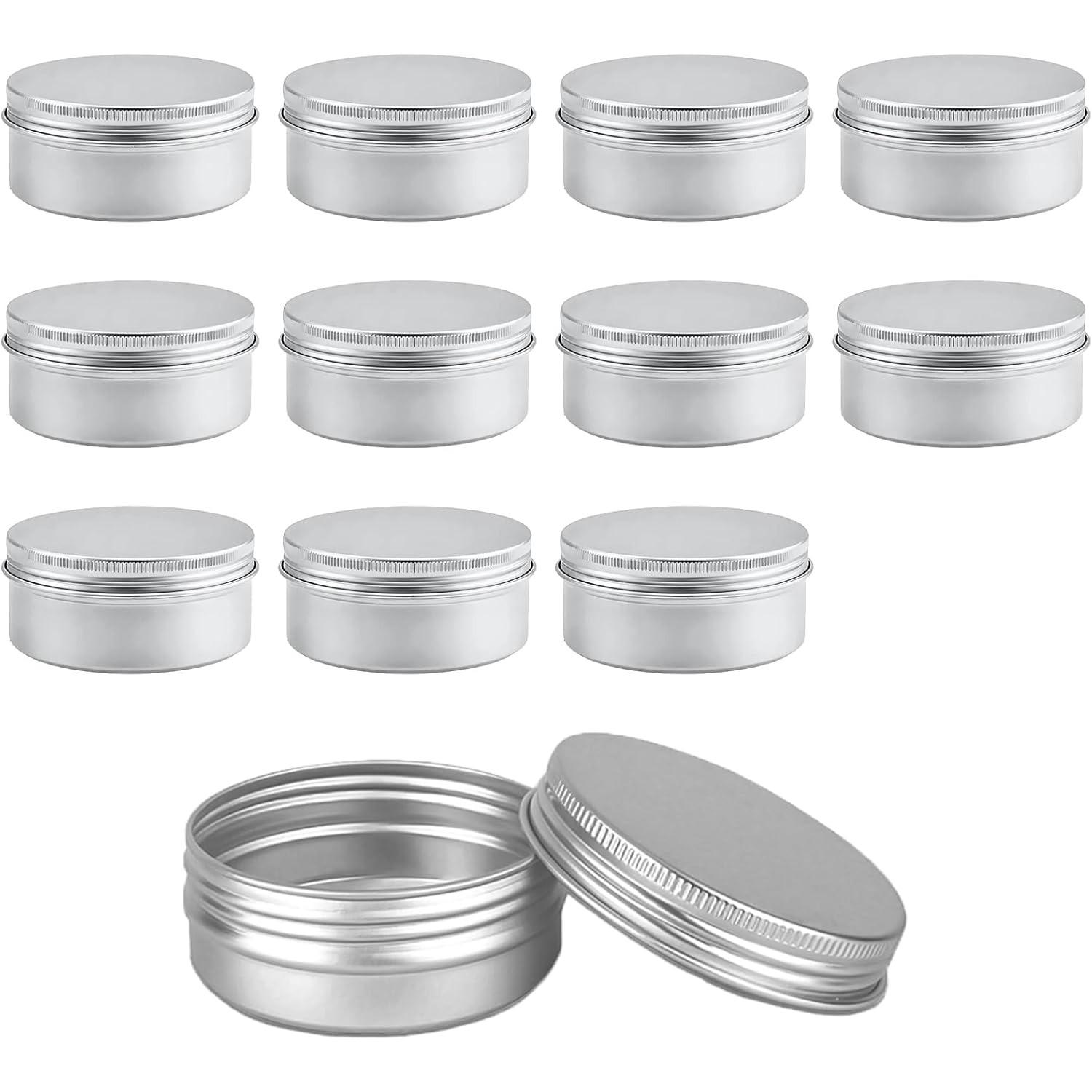 12 PCS 50ML Aluminum Tin Small Jars Empty with Screw Cap Lids, Cosmetics Pots Balm Containers Portable Travel Jar Sample for DIY Crafts Salve Cream 12-Pack
12 PCS 50ML Aluminum Tin Small Jars Empty with Screw Cap Lids, Cosmetics Pots Balm Containers Portable Travel Jar Sample for DIY Crafts Salve Cream 12-Pack