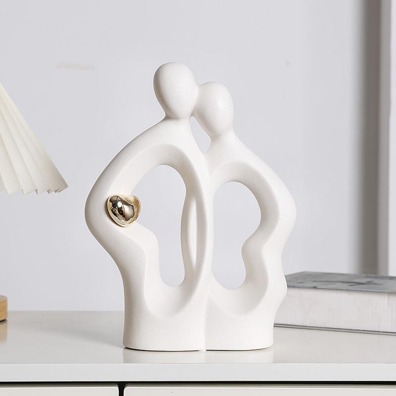Abstract Human Ceramic Figurine Black and White Couple Small Sculpture Living Room Entryway TV Cabinet Tabletop Decoration Gift
Abstract Human Ceramic Figurine Black and White Couple Small Sculpture Living Room Entryway TV Cabinet Tabletop Decoration Gift