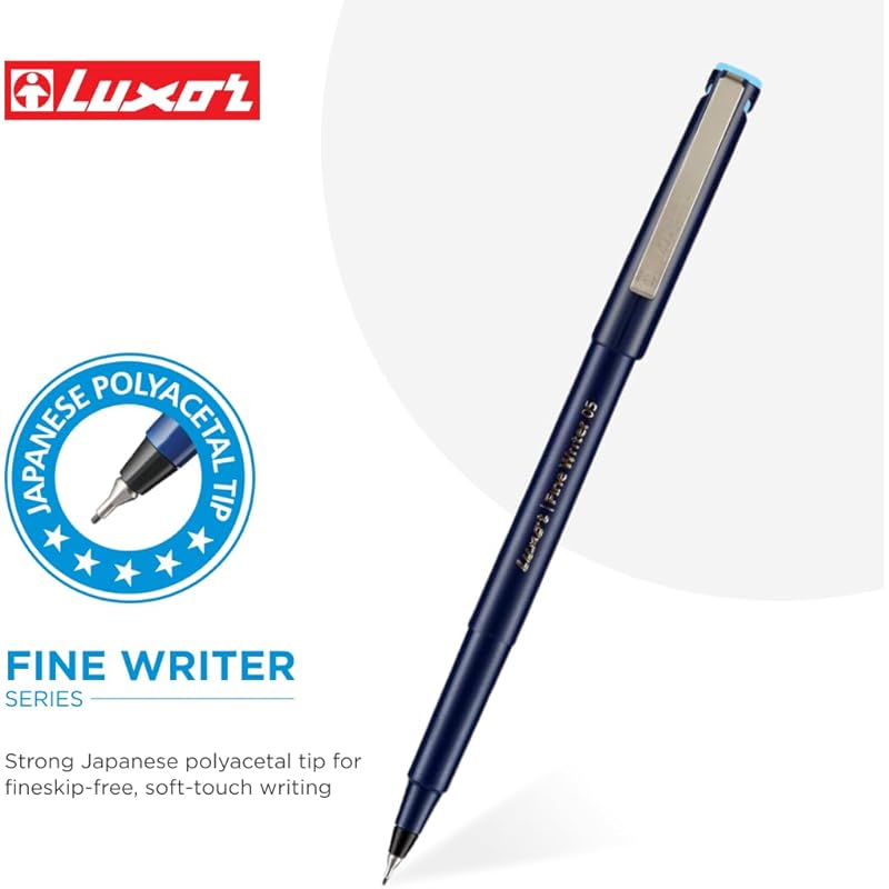 Luxor Fine Writer Tb Color (Pack Of 10 Pen)|Blue 101
Luxor Fine Writer Tb Color (Pack Of 10 Pen)|Blue 101