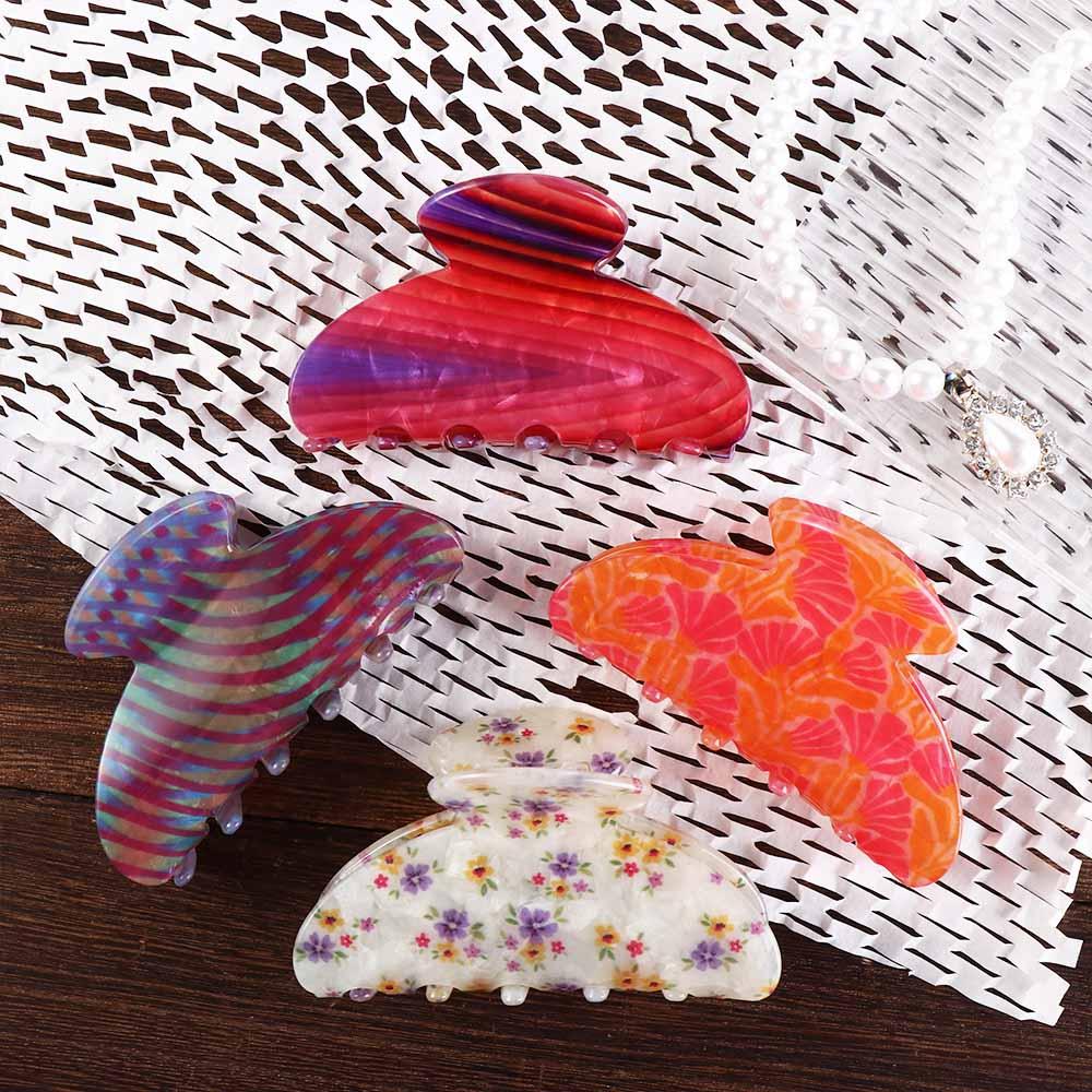Korean Style Hair Claw Clip Colorful Acrylic Shark Clip Gifts Flower Hair Claw Party бежевий
Korean Style Hair Claw Clip Colorful Acrylic Shark Clip Gifts Flower Hair Claw Party бежевий