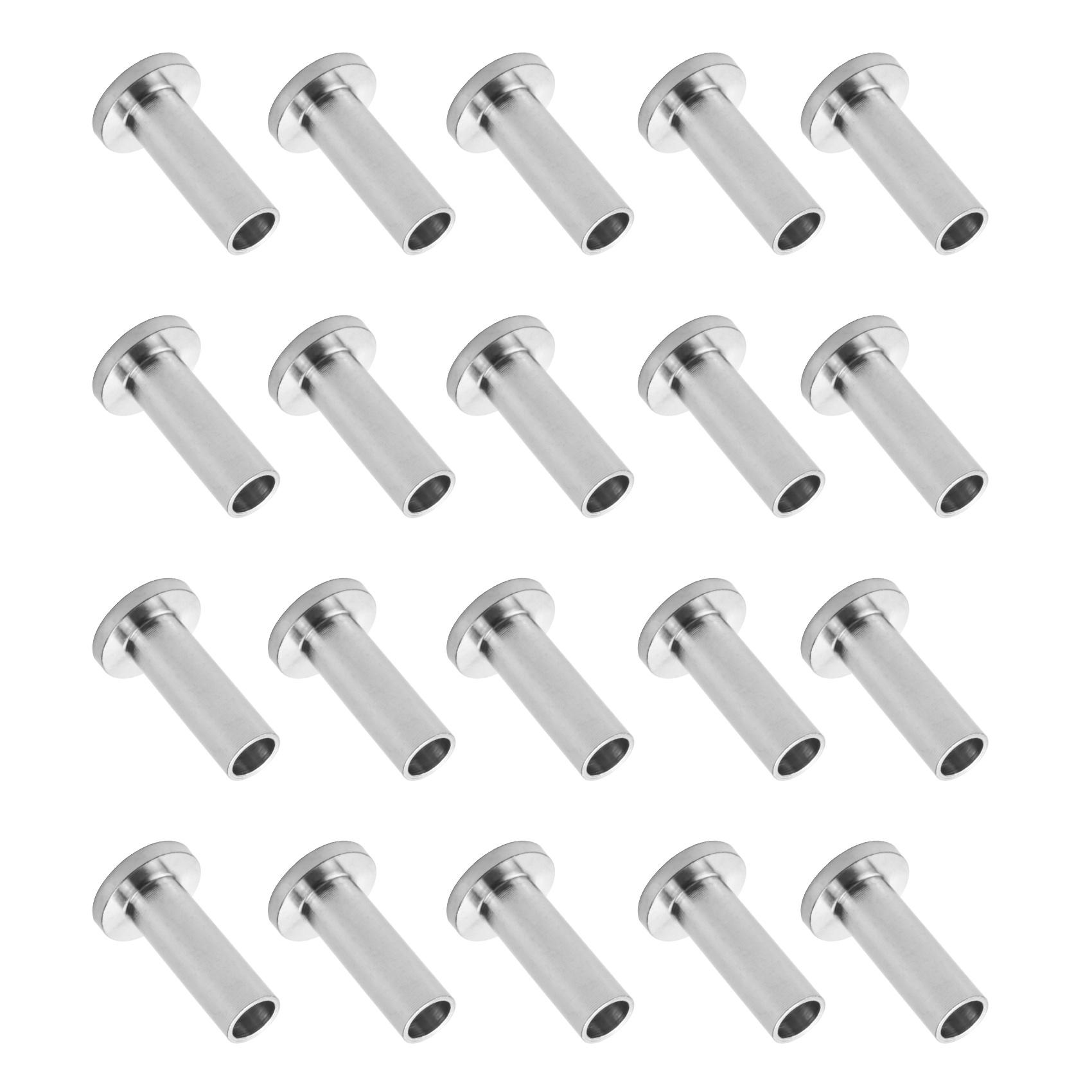 BHBL 20 Pcs T316 Stainless Steel Protector Sleeves for 1/8Inch 5/32Inch 3/16Inch Cable Railing Kit,Wood Posts,DIY Balustrade China Mainland
BHBL 20 Pcs T316 Stainless Steel Protector Sleeves for 1/8Inch 5/32Inch 3/16Inch Cable Railing Kit,Wood Posts,DIY Balustrade China Mainland