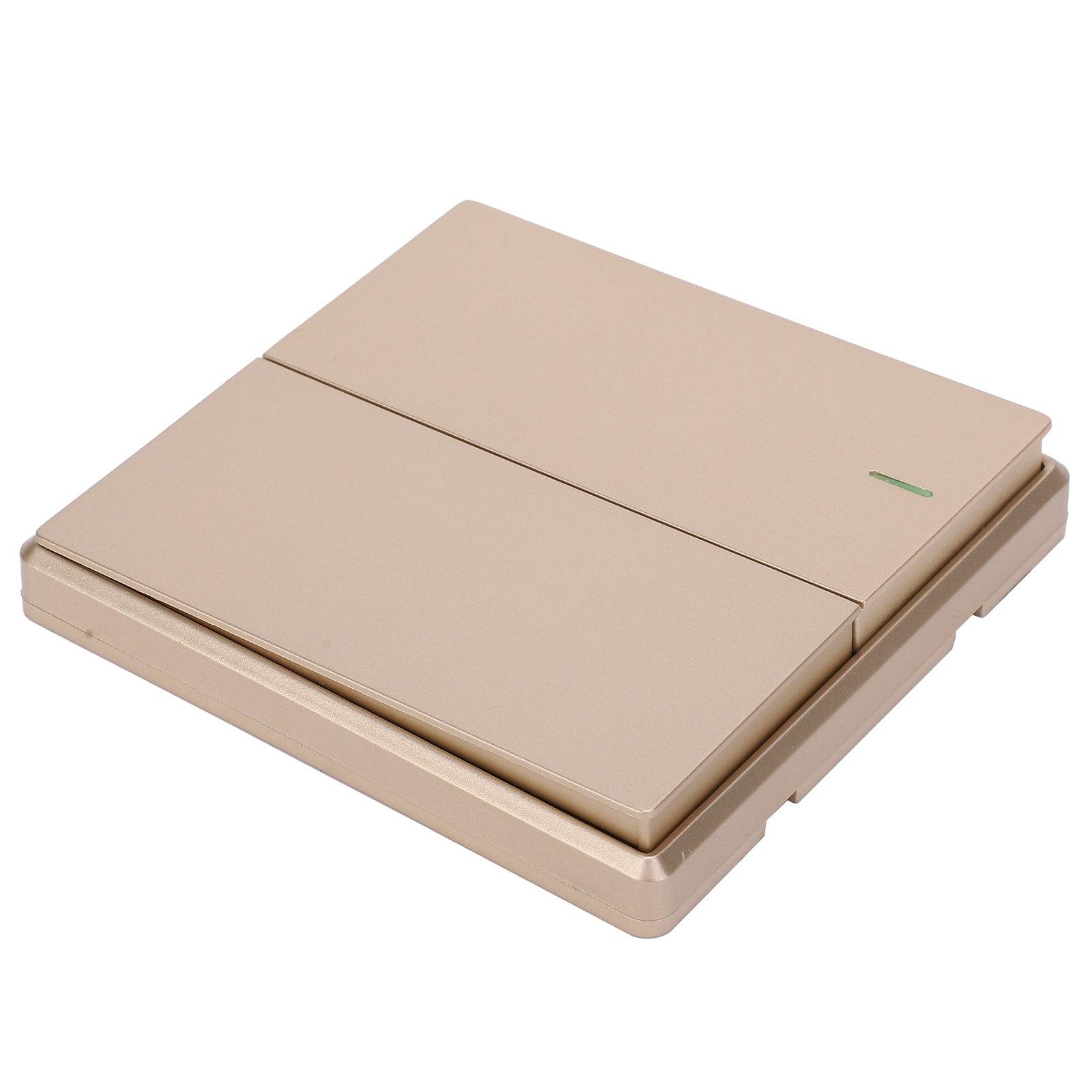 TDL99872 Беспроводной выключатель Пульт дистанционного управления 2 Кнопочная панель Настенный выключатель света
TDL99872 Беспроводной выключатель Пульт дистанционного управления 2 Кнопочная панель Настенный выключатель света