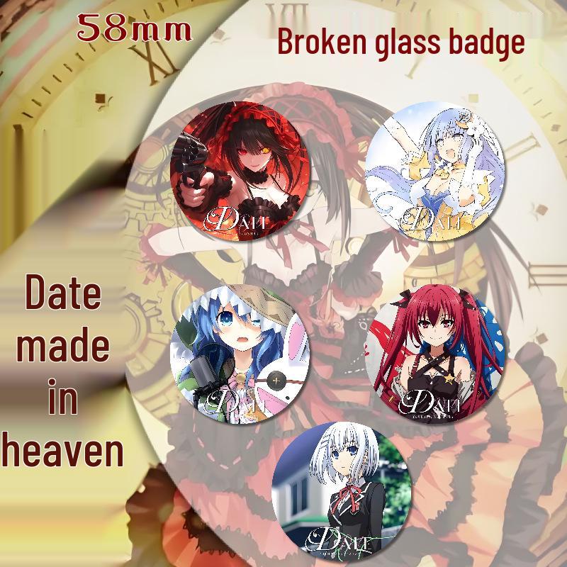 Date A Live Токисаки Куруми Жестяной значок: Аниме брошь и брелок для рюкзака 58mm Tinplate
Date A Live Токисаки Куруми Жестяной значок: Аниме брошь и брелок для рюкзака 58mm Tinplate