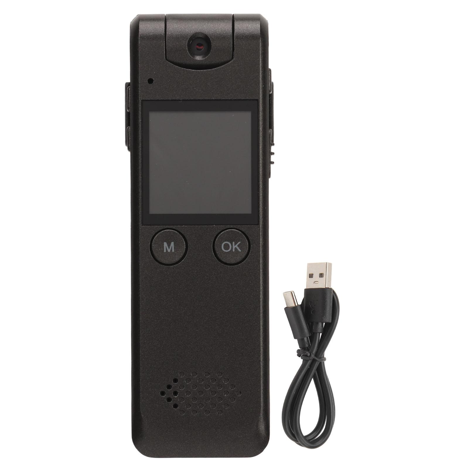 Mini Body Camera Video Recorder 1080P HD Police Body Worn Camera with 180 Degree Rotatable Lens
Mini Body Camera Video Recorder 1080P HD Police Body Worn Camera with 180 Degree Rotatable Lens