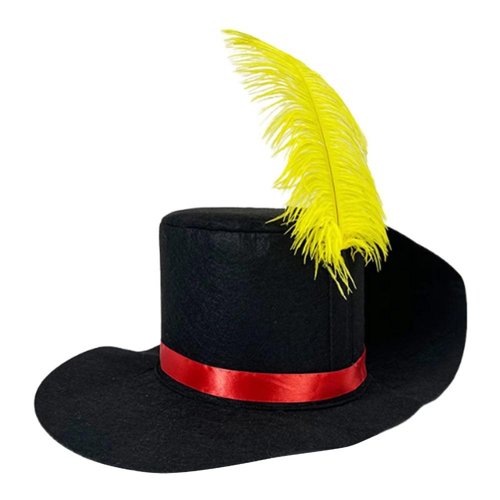 Black Snowman Costume Hat Artistic with Simulated Feathers Felt Hat Sun Protection Retro Halloween Snowman Feather Hat
Black Snowman Costume Hat Artistic with Simulated Feathers Felt Hat Sun Protection Retro Halloween Snowman Feather Hat
