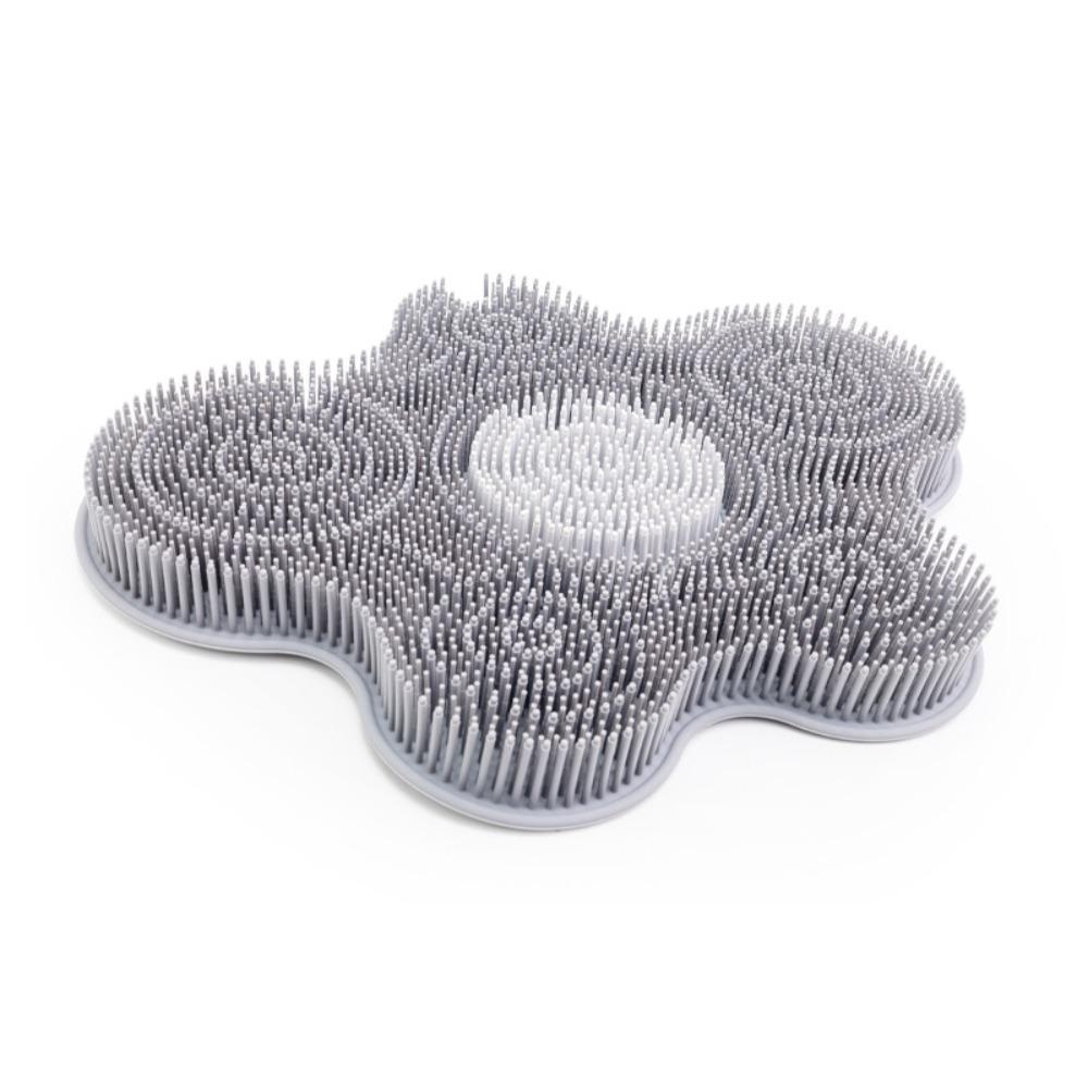 with Non-Slip Suction Cups Shower Foot Scrubber Mat Silicone Foot Scrubber in Shower сірий
with Non-Slip Suction Cups Shower Foot Scrubber Mat Silicone Foot Scrubber in Shower сірий