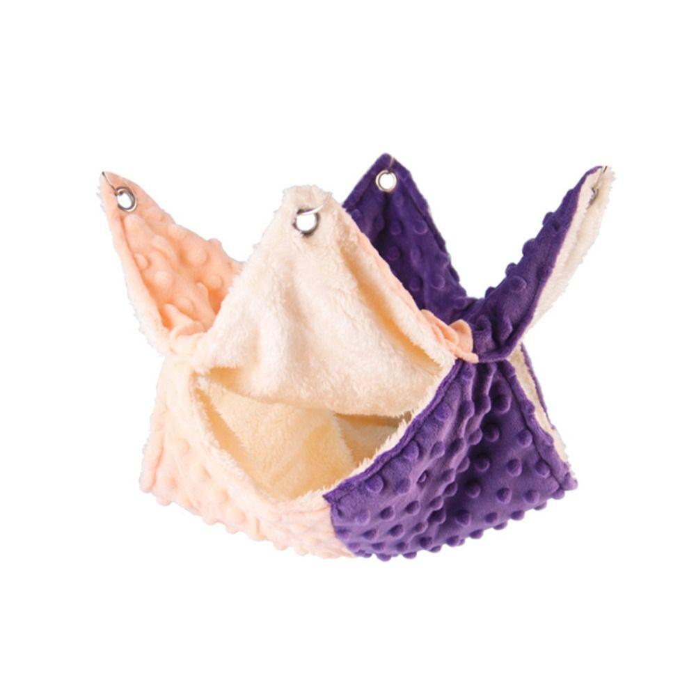 Plush Cotton Small Pet Hammock Solid Color Hanging Beds Comfortable Hamster Cage Sleeping
Plush Cotton Small Pet Hammock Solid Color Hanging Beds Comfortable Hamster Cage Sleeping
