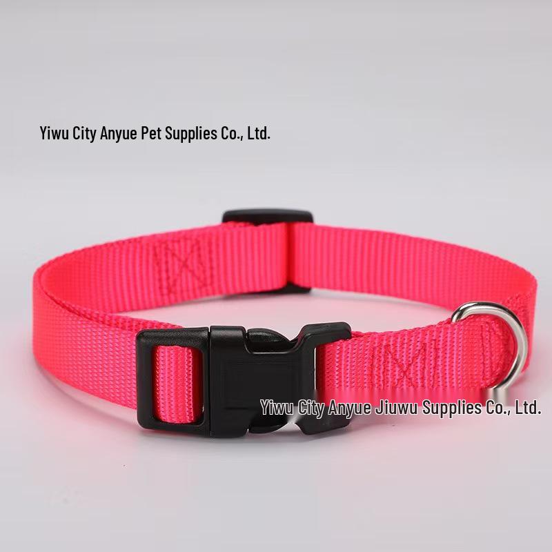 Adjustable Nylon Pet Collar with Explosion-Proof Buckle for Dogs and Cats 23-37cm рожевий
Adjustable Nylon Pet Collar with Explosion-Proof Buckle for Dogs and Cats 23-37cm рожевий