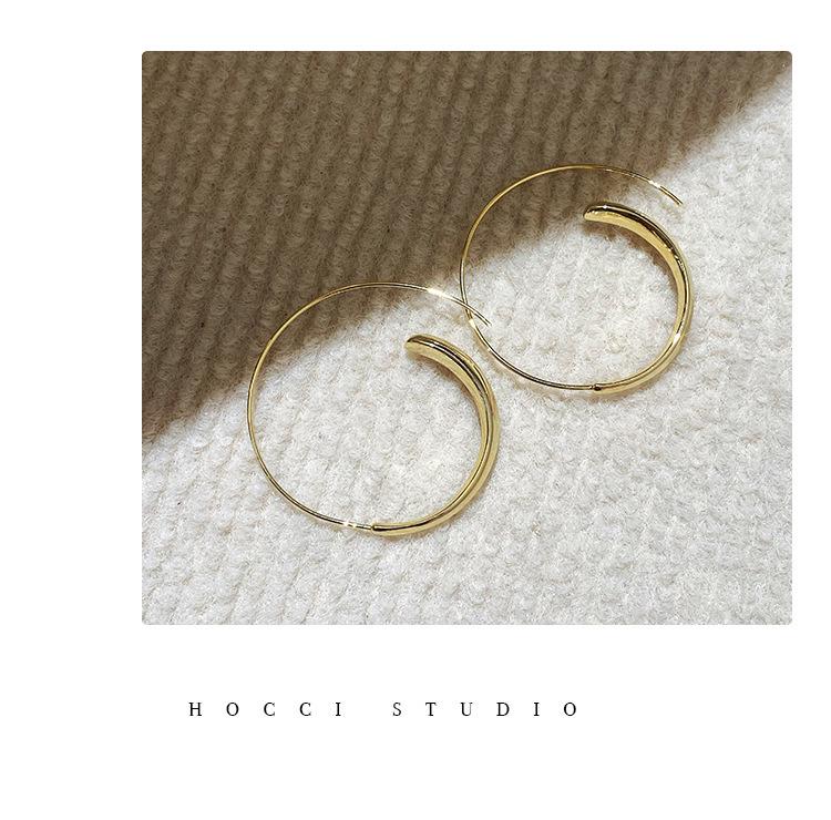 Women s High-End Silver Hoop Earrings: Niche Design, Simple and Elegant
Women s High-End Silver Hoop Earrings: Niche Design, Simple and Elegant