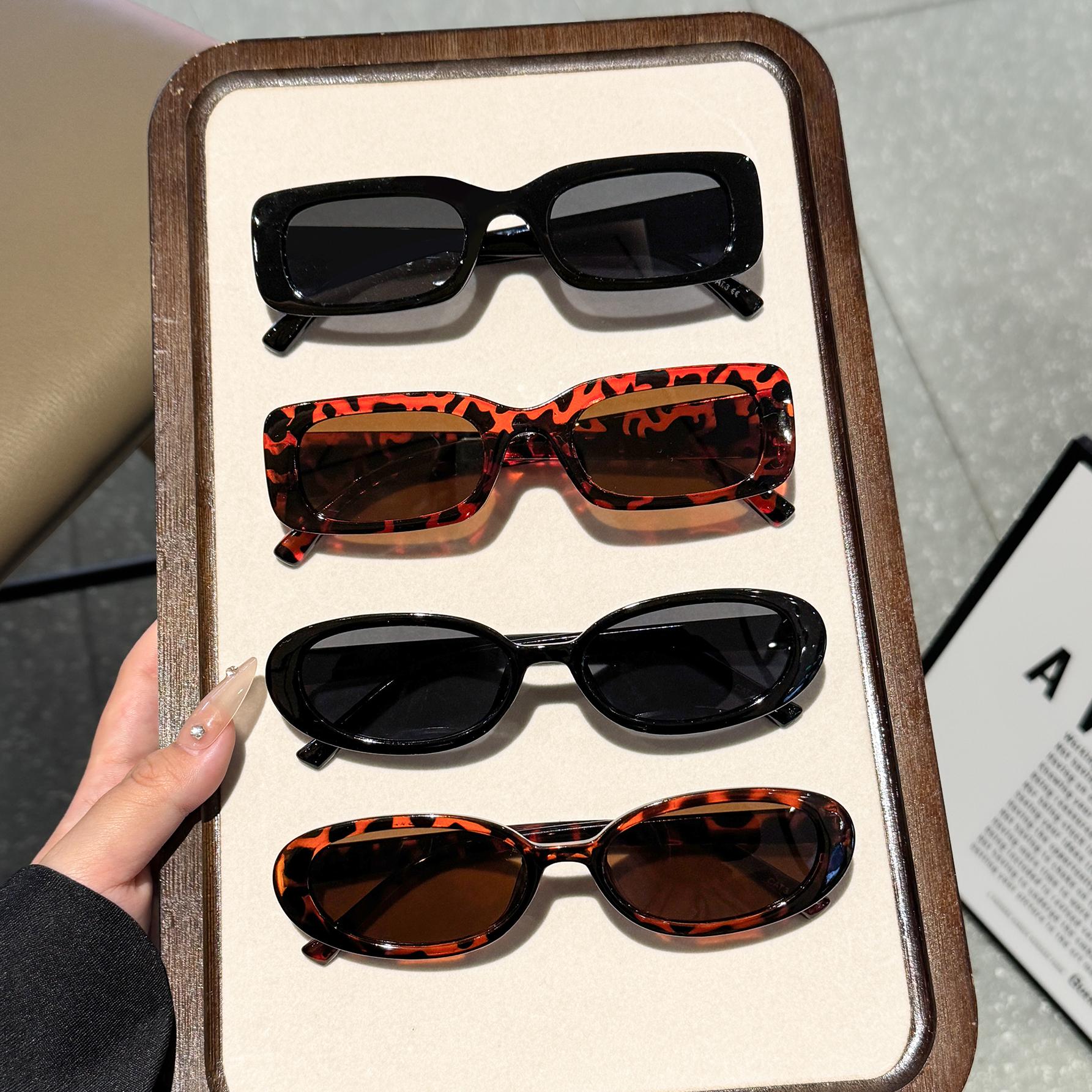 4Pcs Women s Fashionable Square & Oval Small Frame Glasses, with Unique Black and Tortoise Shell Design, Suitable for Daily Wear
4Pcs Women s Fashionable Square & Oval Small Frame Glasses, with Unique Black and Tortoise Shell Design, Suitable for Daily Wear