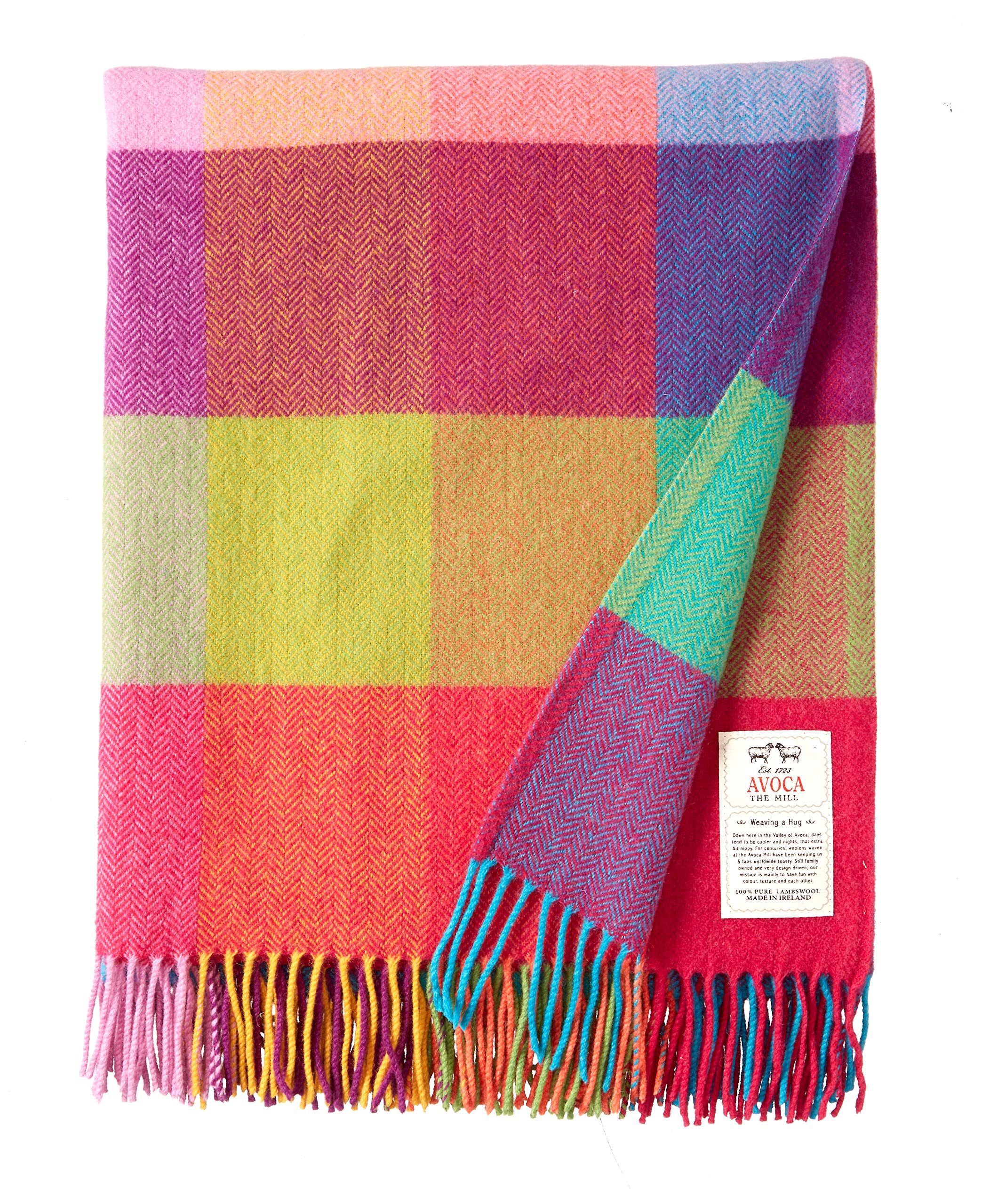 Avoca Lambswool Throw Knee Blanket Scarf, Standard Size, Soft Warm Wool Wrap, Circus Pattern
Avoca Lambswool Throw Knee Blanket Scarf, Standard Size, Soft Warm Wool Wrap, Circus Pattern