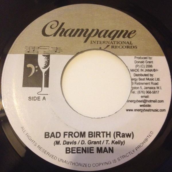 7inch Record BEENIE MAN - Bad From Birth NONE Champagne Inter 2006 Jamaica Reggae, Ska & Dub Used
7inch Record BEENIE MAN - Bad From Birth NONE Champagne Inter 2006 Jamaica Reggae, Ska & Dub Used
