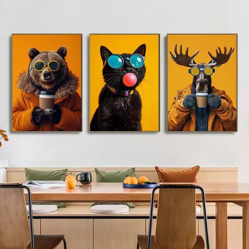 Jaguar Bunny Bear Giraffe Zebra Canvas Painting Modern Fashion Animals Poster Prints Colorful Wall Art Picture Office Home Decor 21cm×30cm NoFrame
Jaguar Bunny Bear Giraffe Zebra Canvas Painting Modern Fashion Animals Poster Prints Colorful Wall Art Picture Office Home Decor 21cm×30cm NoFrame
