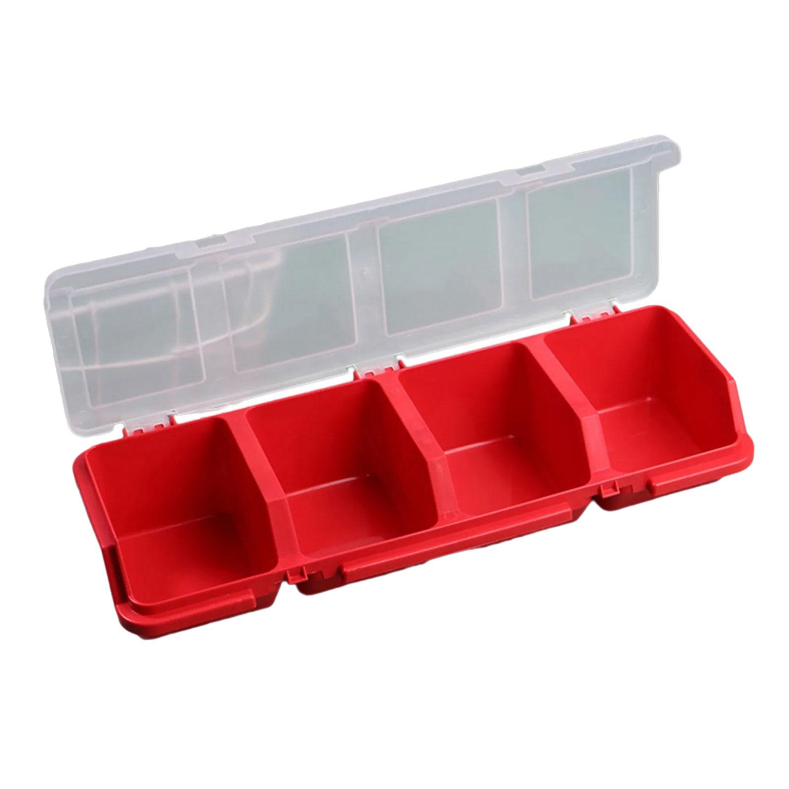 Screw Organizer Box with Lids 4 Compartments Tool Bin Divider Compartment Container Sorting Screw Box Supplies красный
Screw Organizer Box with Lids 4 Compartments Tool Bin Divider Compartment Container Sorting Screw Box Supplies красный