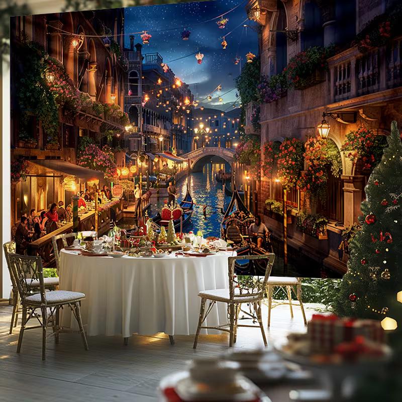 2D Italy Venice Street Backdrop Night Gondola Restaurant Scene Background Cloth 47.2x31.5inch/120*80cm
2D Italy Venice Street Backdrop Night Gondola Restaurant Scene Background Cloth 47.2x31.5inch/120*80cm