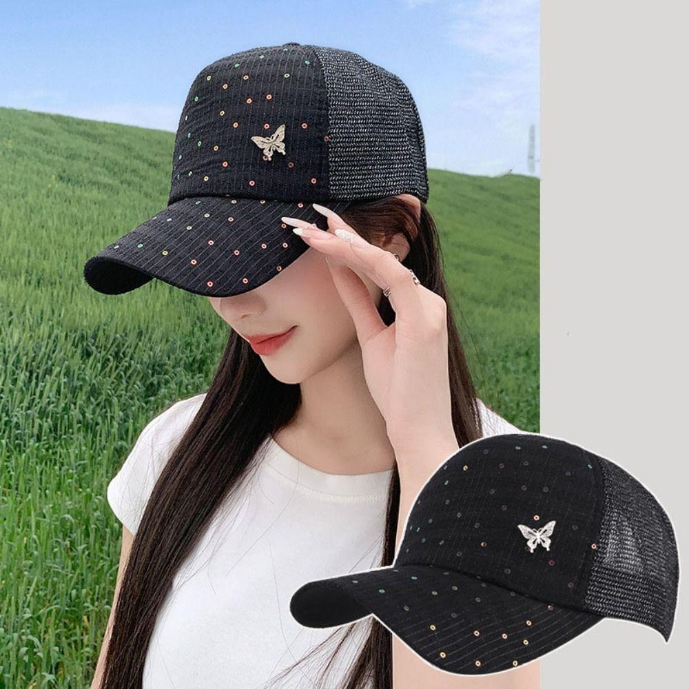 Adjustable Sport Peaked Hat Sequin Summer Sun Hat Simple Mesh Baseball Hat Running білий
Adjustable Sport Peaked Hat Sequin Summer Sun Hat Simple Mesh Baseball Hat Running білий