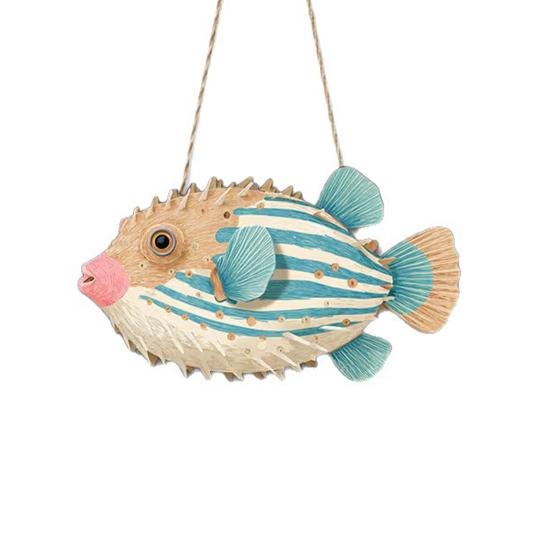 Wooden Fish Hanging Sign Vintage Nautical Coastal Wall Art Rustic Clownfish Beach Ornament for Home Lake House Bathroom Bedroom 1
Wooden Fish Hanging Sign Vintage Nautical Coastal Wall Art Rustic Clownfish Beach Ornament for Home Lake House Bathroom Bedroom 1