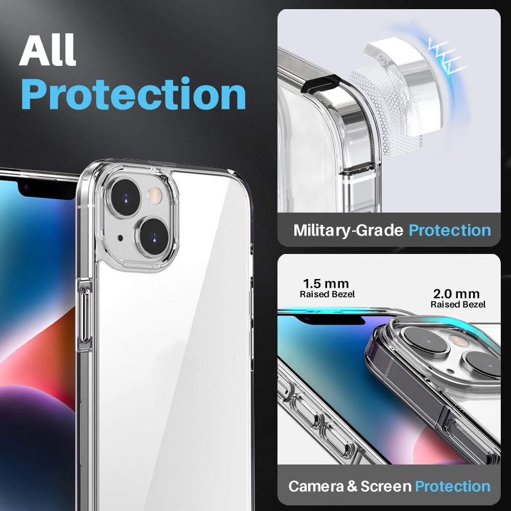NORTHJO For iPhone 14 Case Full Protection PC+TPU Phone Cover+Screen Protector+Camera Lens Protector A
NORTHJO For iPhone 14 Case Full Protection PC+TPU Phone Cover+Screen Protector+Camera Lens Protector A