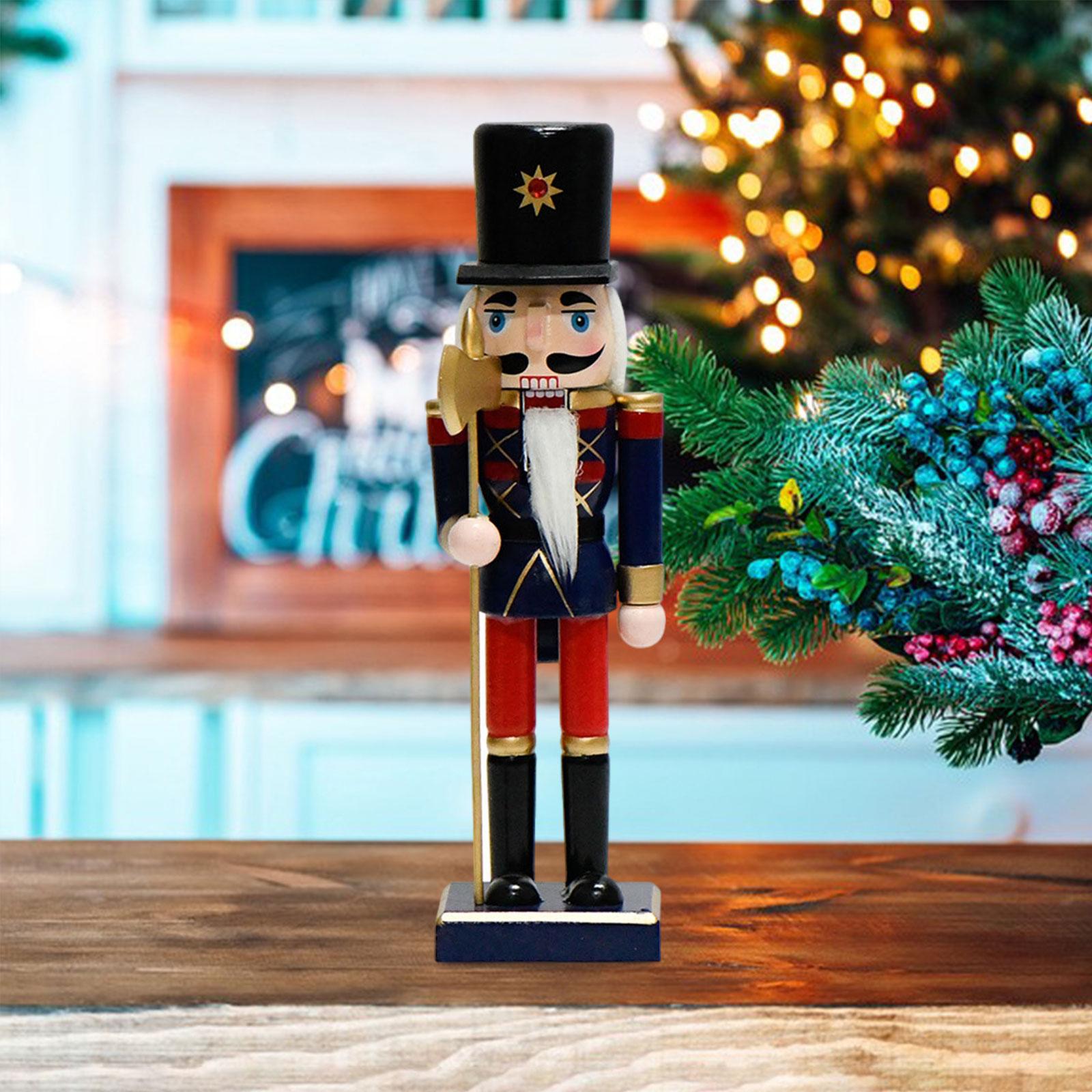 Nutcracker Figurine Christmas Decoration for Christmas Tree Living Room Home синій
Nutcracker Figurine Christmas Decoration for Christmas Tree Living Room Home синій