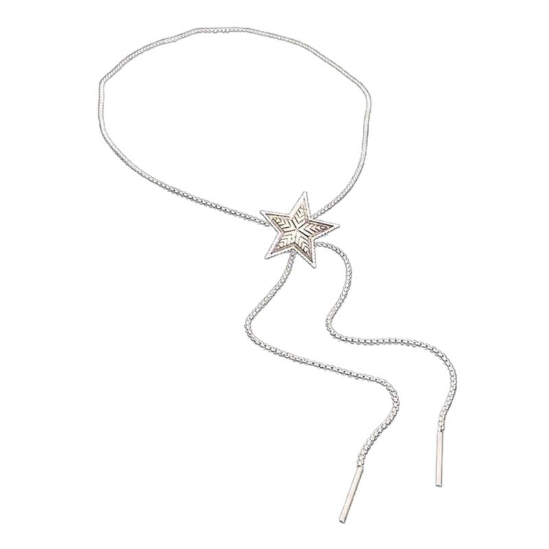 Elegant Star Pendant Necklace Versatile Accessories Pullable Star Necklace Neck Jewelry Alloy Material for Woman Girls
Elegant Star Pendant Necklace Versatile Accessories Pullable Star Necklace Neck Jewelry Alloy Material for Woman Girls