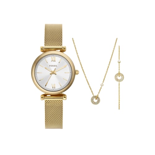 Fossil CARLIE ES5251SET Women s Gold Watch
Fossil CARLIE ES5251SET Women s Gold Watch