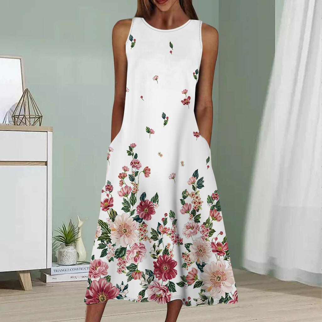 Летнее модное сексуальное платье без рукавов, мягкое повседневное платье с принтом 3D и красочными падающими цветами, платье без рукавов на бретельках XL
Летнее модное сексуальное платье без рукавов, мягкое повседневное платье с принтом 3D и красочными падающими цветами, платье без рукавов на бретельках XL