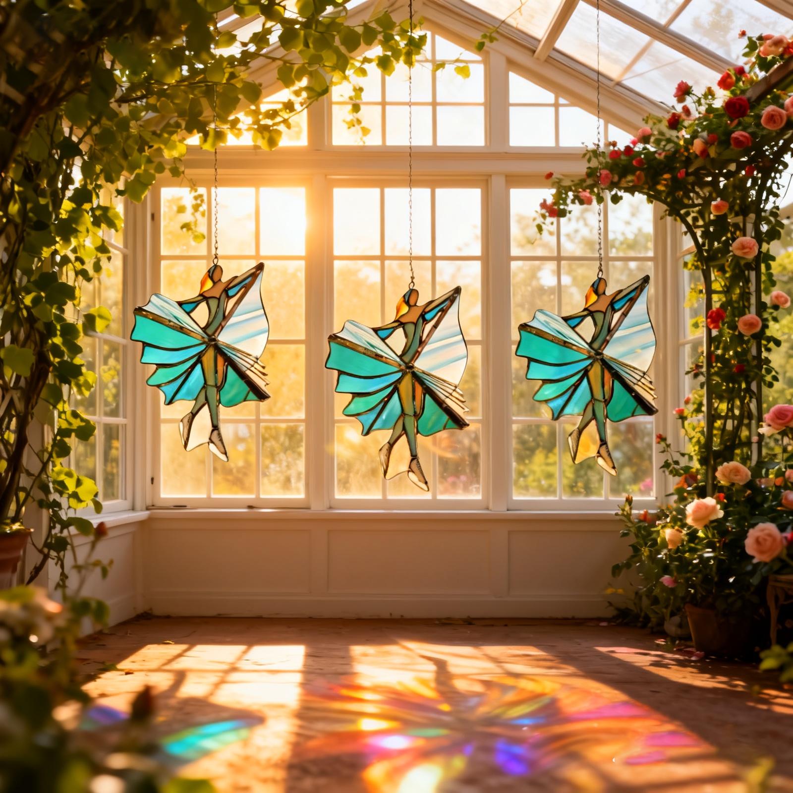 Handmade Stained Glass – Ice Dancing Lady Design, Graceful Glass Art For Window, Garden & Home Decor (3 Pcs) One Size
Handmade Stained Glass – Ice Dancing Lady Design, Graceful Glass Art For Window, Garden & Home Decor (3 Pcs) One Size