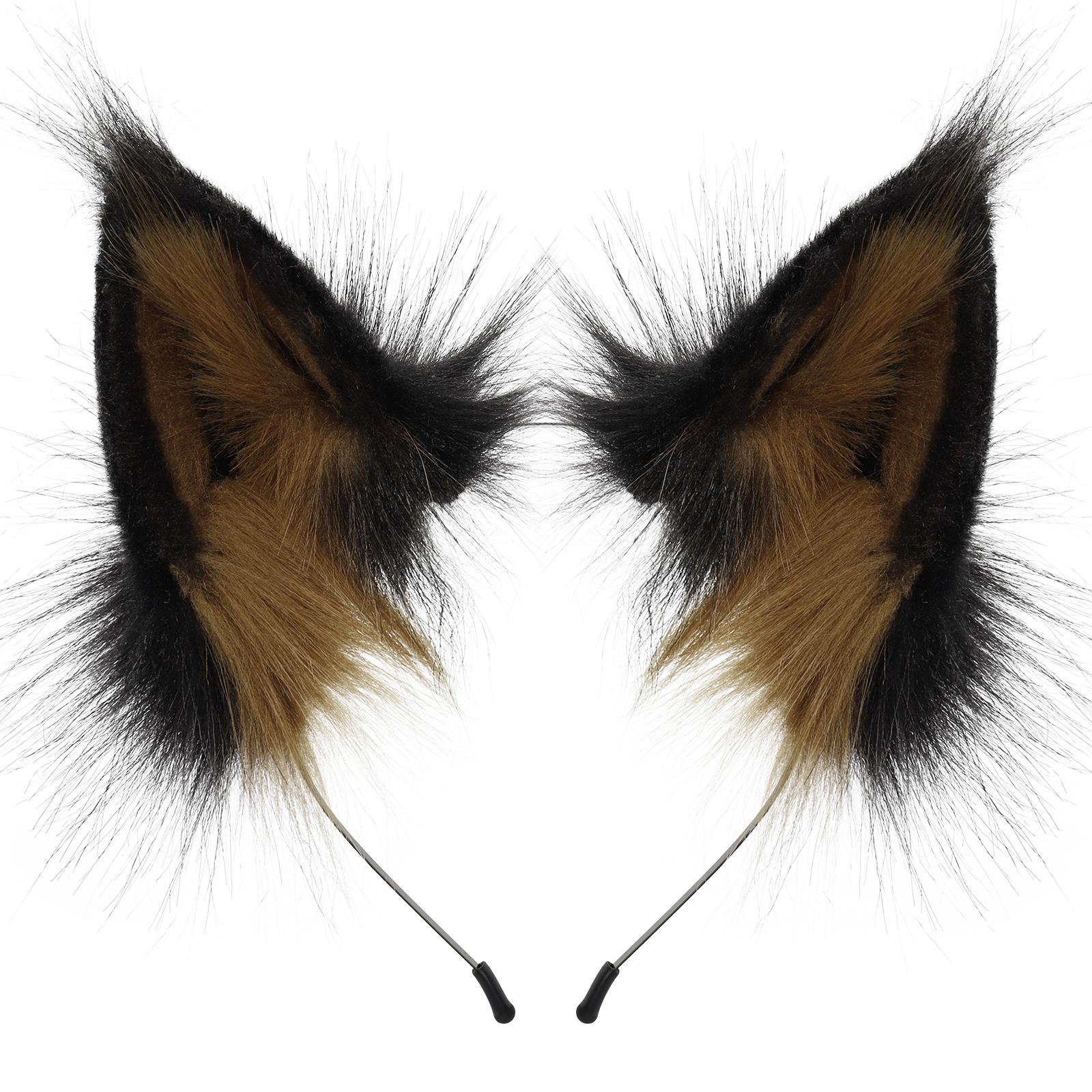 Animal Faux Fur Fox Wolf Ear Headband Furry Handmade Hairband Headwear Costume Cosplay Accessories
Animal Faux Fur Fox Wolf Ear Headband Furry Handmade Hairband Headwear Costume Cosplay Accessories