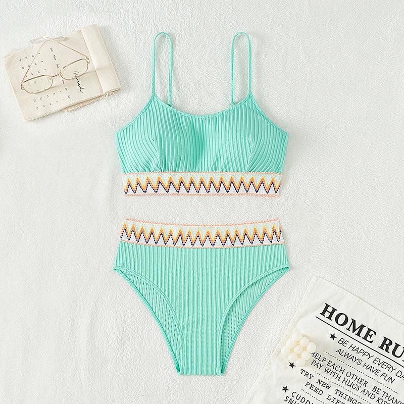 2024 European & American Women s High Waist Halter Bikini Set - Two-Piece Summer Beach Swimwear Small
2024 European & American Women s High Waist Halter Bikini Set - Two-Piece Summer Beach Swimwear Small