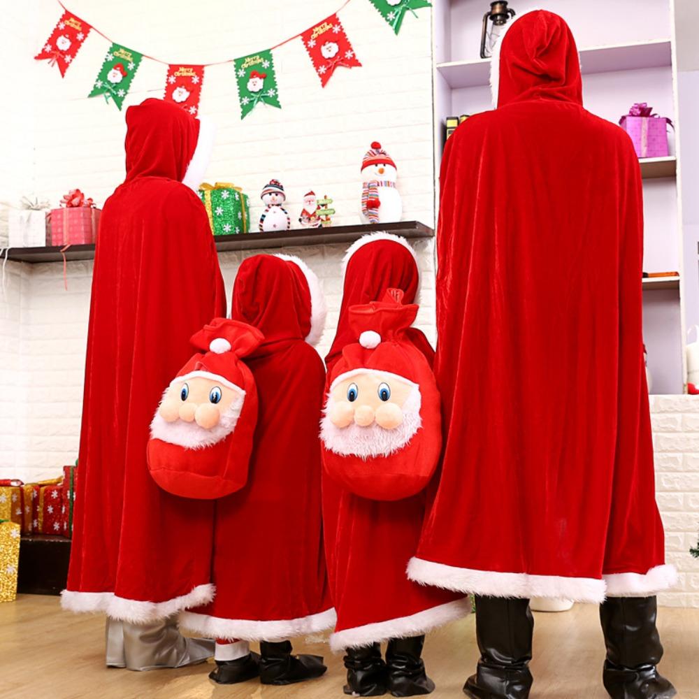 Polyester Hooded Ponchos Plush Christmas Cosplay Costume Soft Christmas Cloak Gown Party 100CM-Short Fur Edge
Polyester Hooded Ponchos Plush Christmas Cosplay Costume Soft Christmas Cloak Gown Party 100CM-Short Fur Edge
