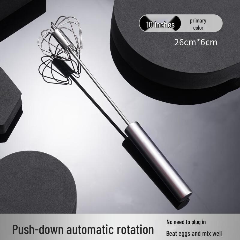 Zhao Ran Semi-Automatic Stainless Steel Egg Beater
Zhao Ran Semi-Automatic Stainless Steel Egg Beater