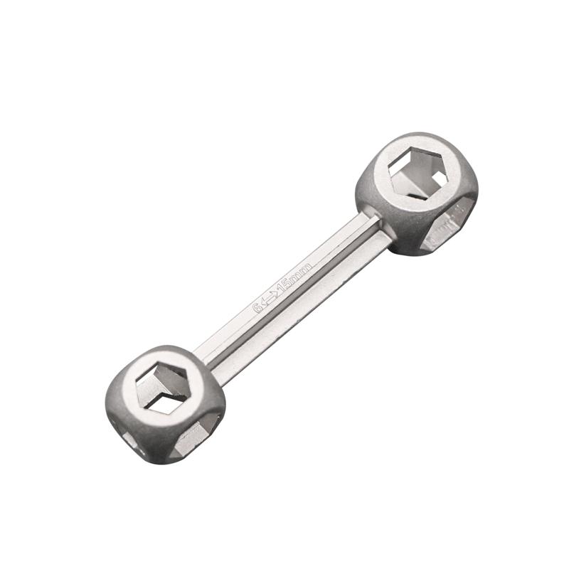 Велосипедный шестигранный ключ, портативный прочный ручной инструмент, небольшой костяной ключ, велосипедный многофункциональный ремонтный инструмент 6-15 мм с 10 шестигранными отверстиями серебряный
Велосипедный шестигранный ключ, портативный прочный ручной инструмент, небольшой костяной ключ, велосипедный многофункциональный ремонтный инструмент 6-15 мм с 10 шестигранными отверстиями серебряный