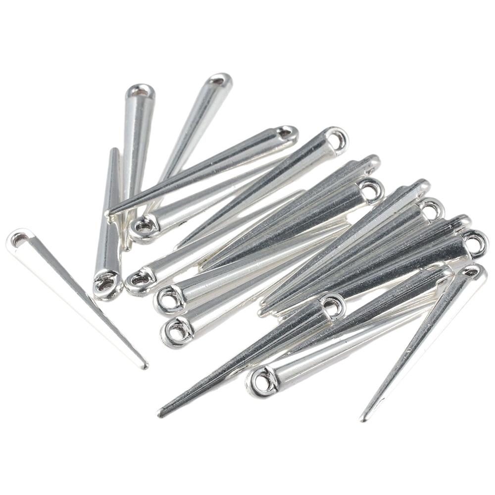 100pcs Tibetan Style Spike Beads Pendants 5x34mm Dangle Pendants Vintage Cone Pendants Bracelet
100pcs Tibetan Style Spike Beads Pendants 5x34mm Dangle Pendants Vintage Cone Pendants Bracelet