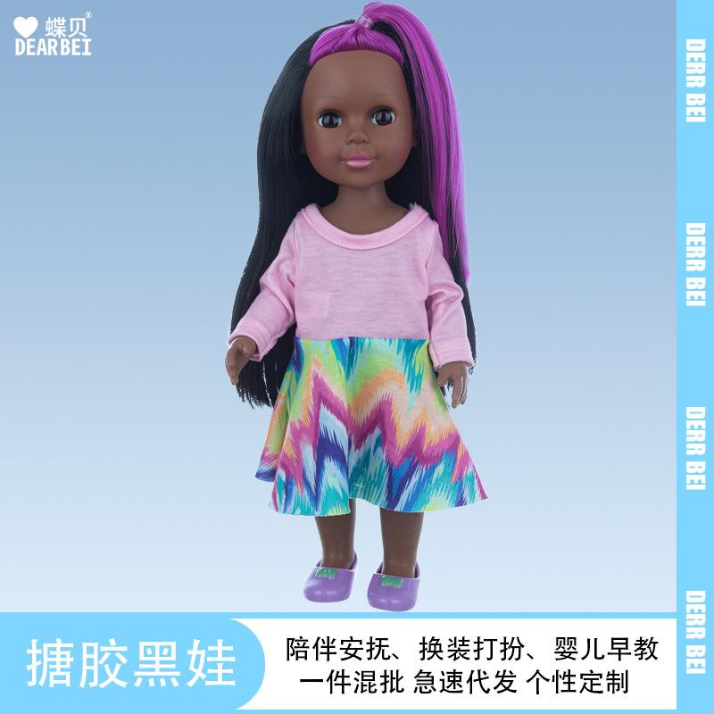 New 14 Inch Color Hair Black Baby American Girl Doll Children s Doll Dress Change Vinyl Doll Customization 30cm зелений/рожевий
New 14 Inch Color Hair Black Baby American Girl Doll Children s Doll Dress Change Vinyl Doll Customization 30cm зелений/рожевий