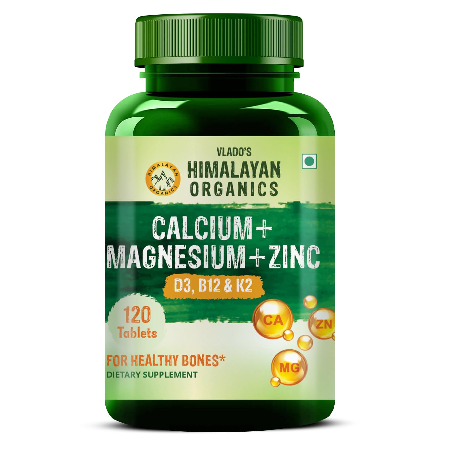 Himalayan Organics Vlado s Calcium Magnesium Zinc Vitamin D3 B12 K 120 Vegetarian Tablets Bone Support
Himalayan Organics Vlado s Calcium Magnesium Zinc Vitamin D3 B12 K 120 Vegetarian Tablets Bone Support