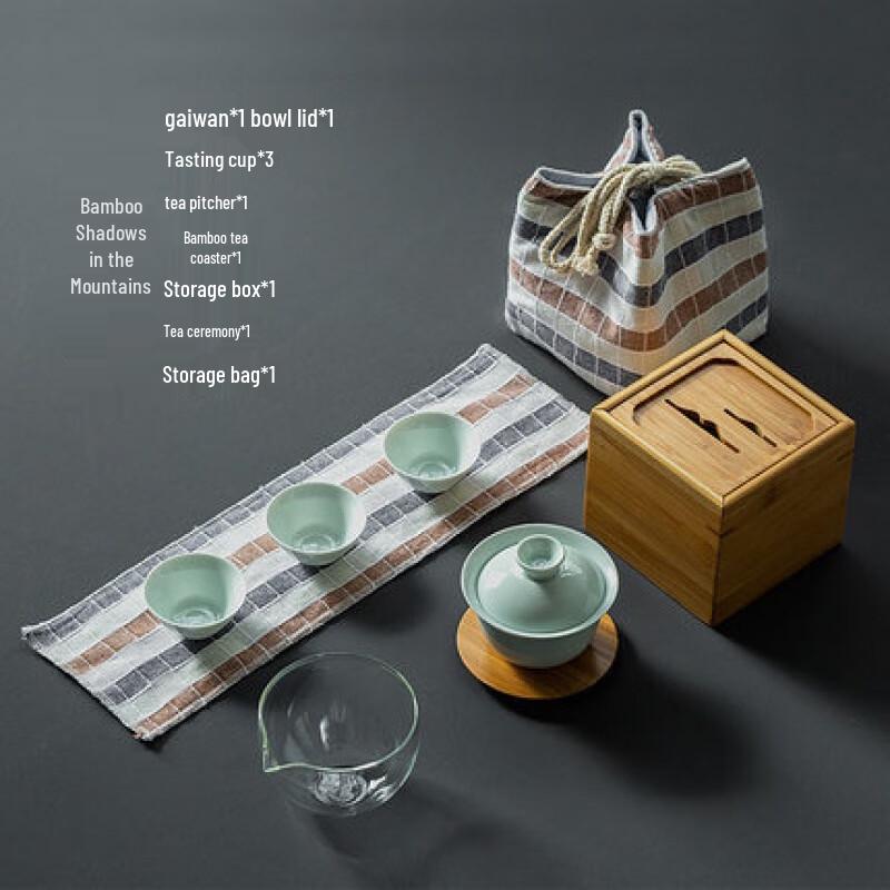 Janla Celadon Portable Tea Set
Janla Celadon Portable Tea Set