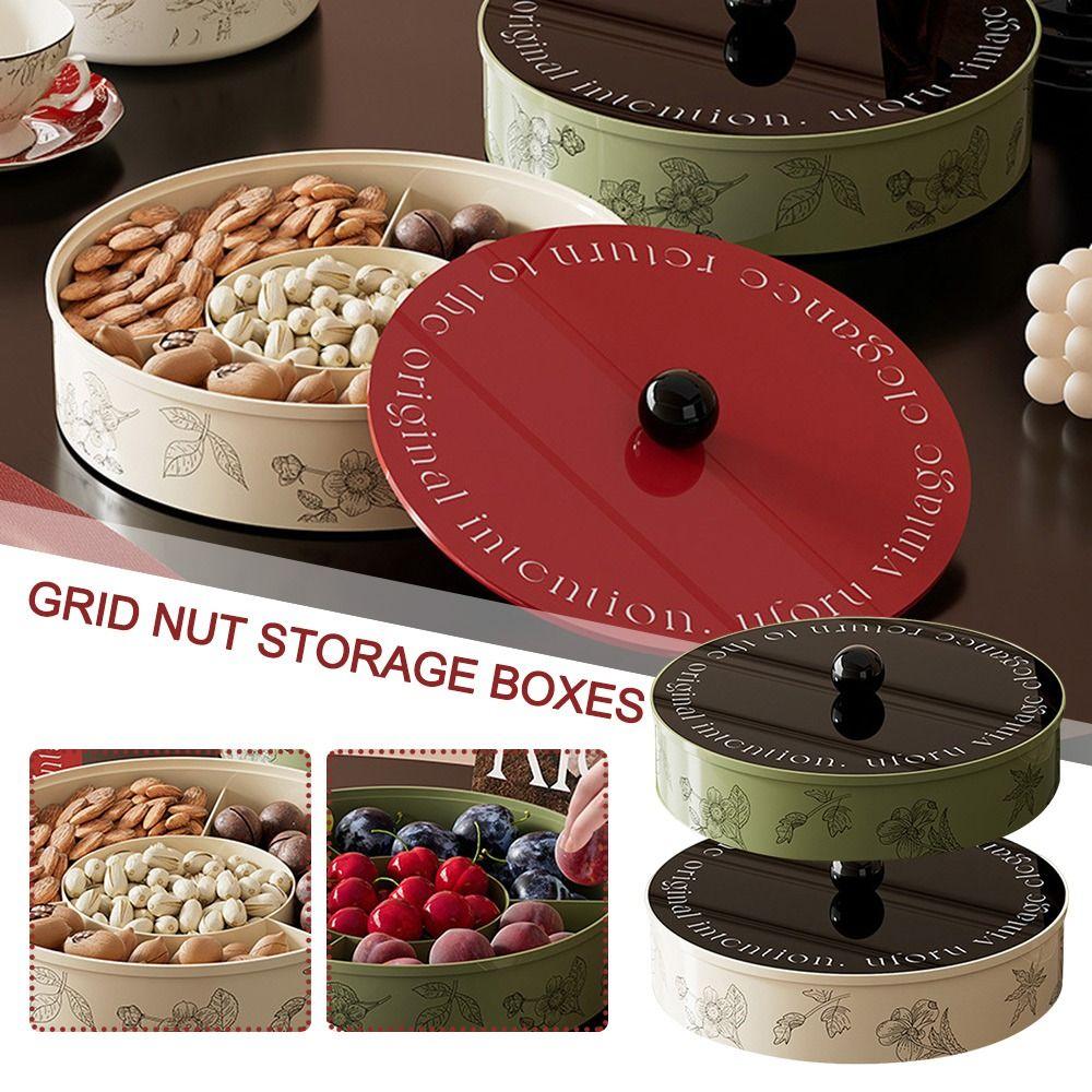 Vintage Dry Fruit Plate Multi-layer Grid Nut Storage Boxes Gifts Dried Fruit Plates two floor white
Vintage Dry Fruit Plate Multi-layer Grid Nut Storage Boxes Gifts Dried Fruit Plates two floor white