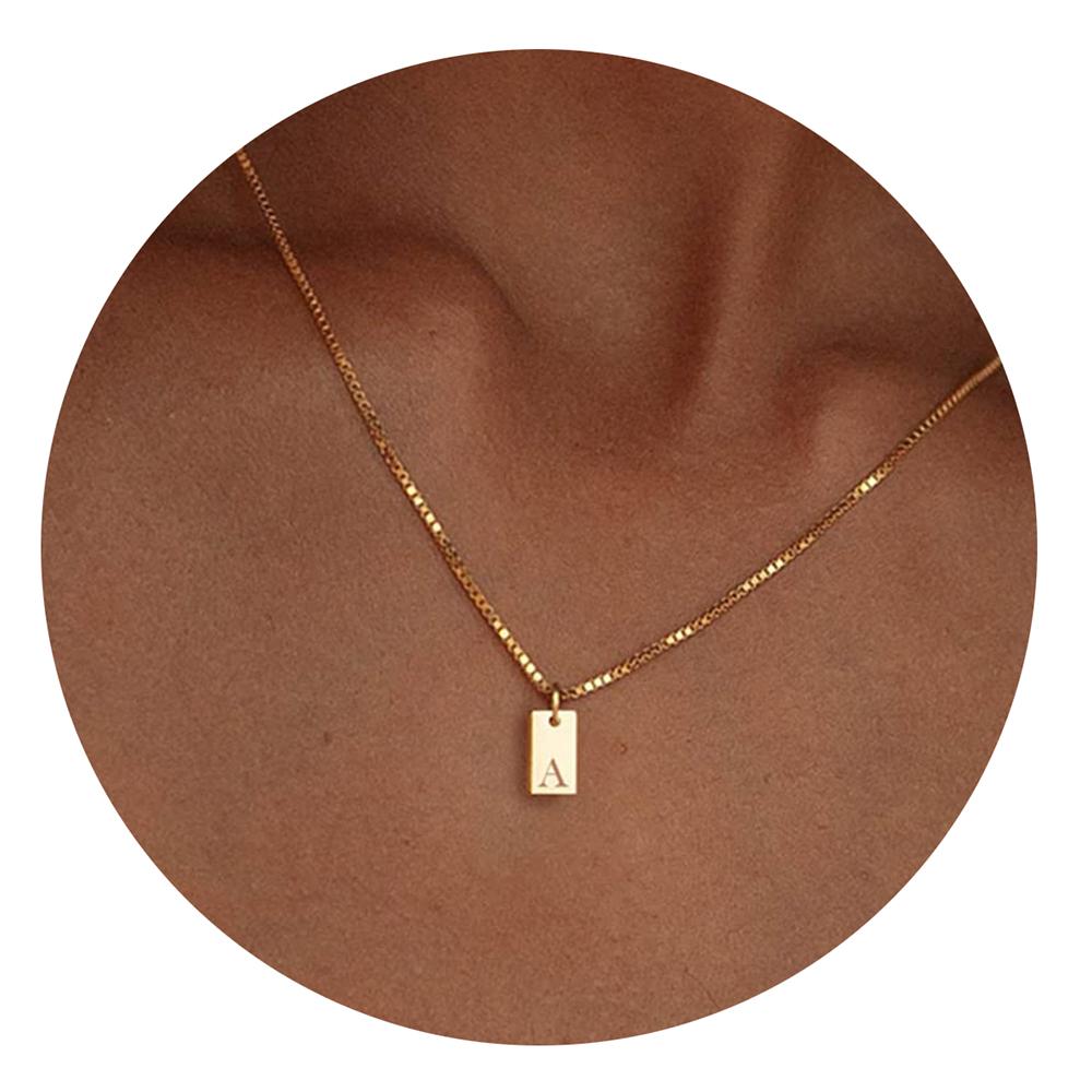 New Tiny Square A-Z Alphabet Pendant Necklace for Women Clavicle Chain Stainless Steel Initial Letter Necklace Collar Zircon A золотой
New Tiny Square A-Z Alphabet Pendant Necklace for Women Clavicle Chain Stainless Steel Initial Letter Necklace Collar Zircon A золотой