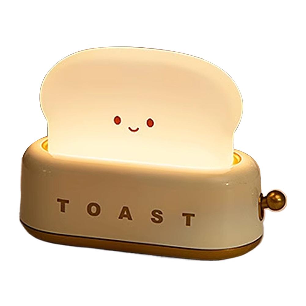 Ins Style Toast Maker Night Light Creative Bedroom Bedside Belt With Timed Light Off Charging LED Desk Lamp New Year Gift 2026 білий
Ins Style Toast Maker Night Light Creative Bedroom Bedside Belt With Timed Light Off Charging LED Desk Lamp New Year Gift 2026 білий