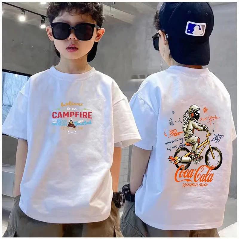 Boys 2023 Summer Pure Cotton Short-Sleeve T-Shirt - Trendy Thin Style for Big Children 160 cm
Boys 2023 Summer Pure Cotton Short-Sleeve T-Shirt - Trendy Thin Style for Big Children 160 cm