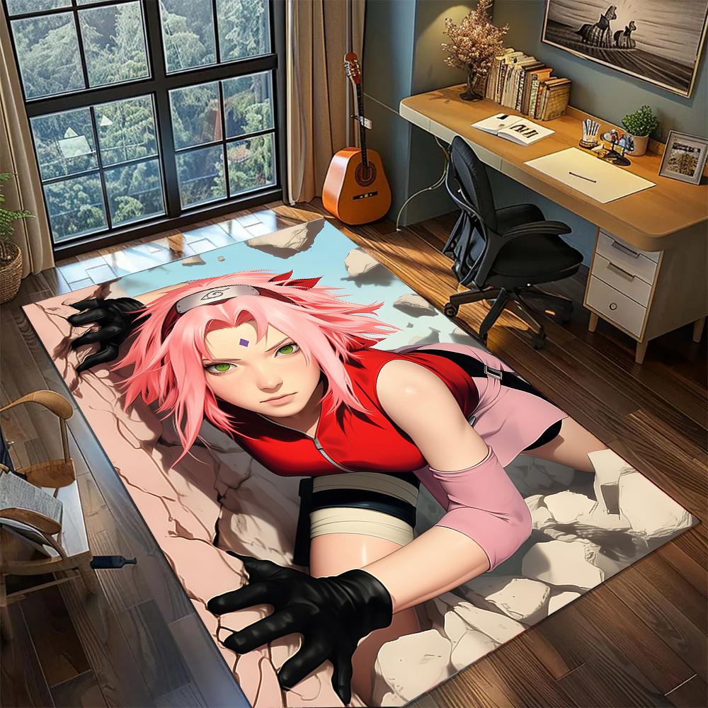 Sakura Haruno Strongest Kunoichi Manga Art Rug Carpet Large Area Rug Non Slip Washable Floor Mat Gamer Room Bedroom Home Decor 60x90cm
Sakura Haruno Strongest Kunoichi Manga Art Rug Carpet Large Area Rug Non Slip Washable Floor Mat Gamer Room Bedroom Home Decor 60x90cm