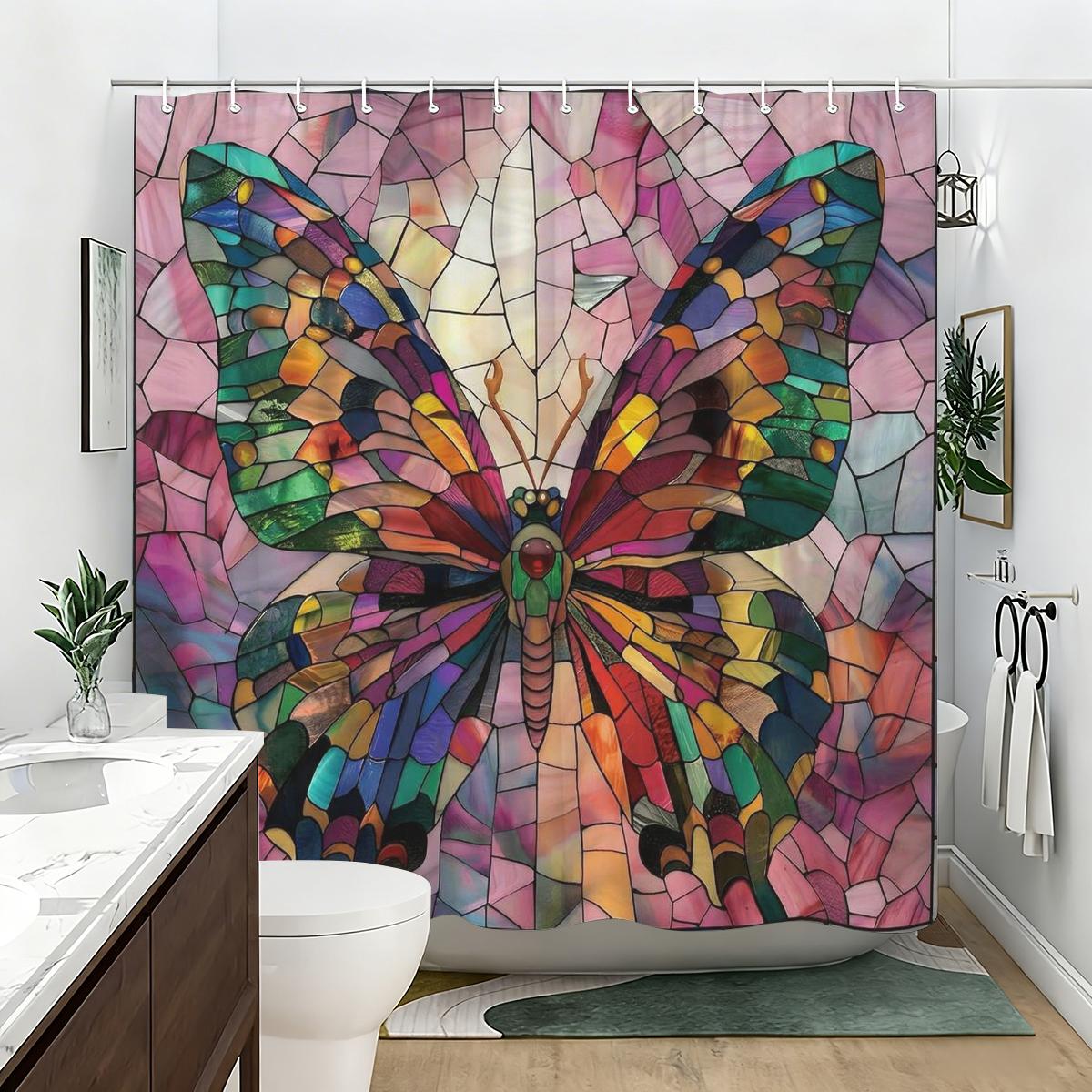 Vibrant Printed Polyester Shower Curtain - Stylish Bathroom Decor With Artistic Patterns, Decorative Bath Curtain For Home W60H190(CM)-1 Pcs
Vibrant Printed Polyester Shower Curtain - Stylish Bathroom Decor With Artistic Patterns, Decorative Bath Curtain For Home W60H190(CM)-1 Pcs