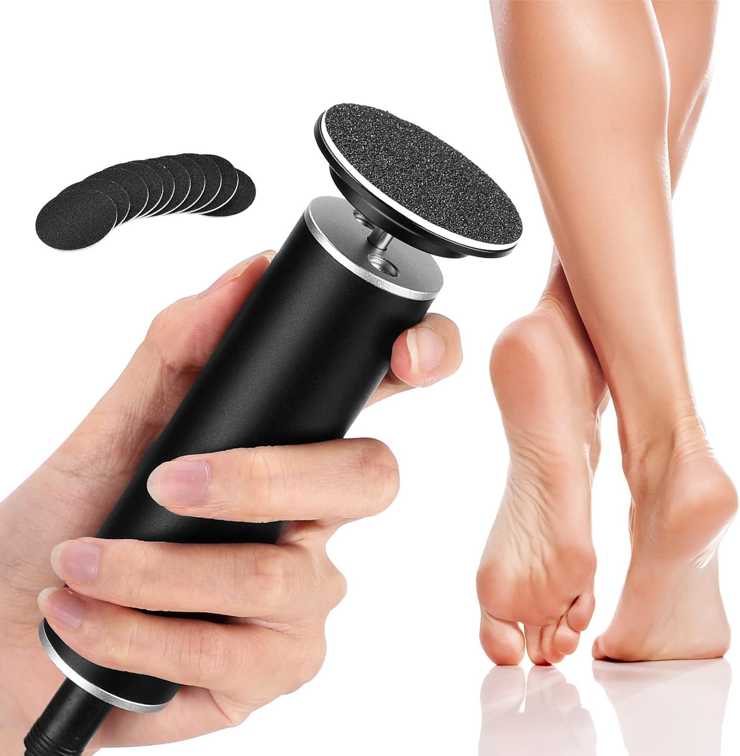 Callus Remover, Electric Foot File - Callus Remover for Feet, Feet Sander with 60 Replacements Sanding Disc, United States
Callus Remover, Electric Foot File - Callus Remover for Feet, Feet Sander with 60 Replacements Sanding Disc, United States
